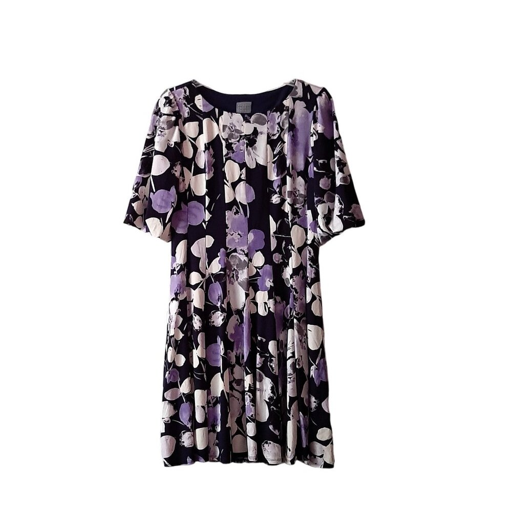 Women Rabbit Rabbit Rabbit Design Floral Dress- Size 14